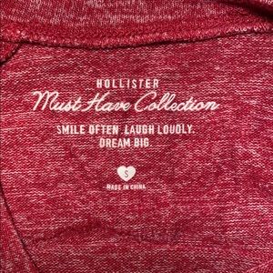 Maroon Hollister long sleeve